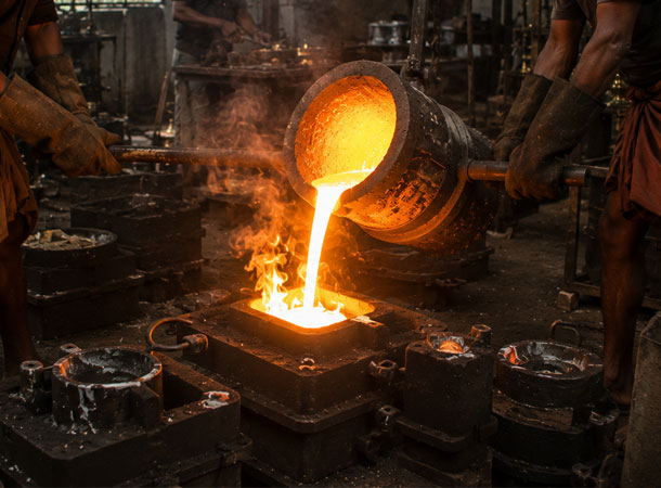 Artisan Metal Carving